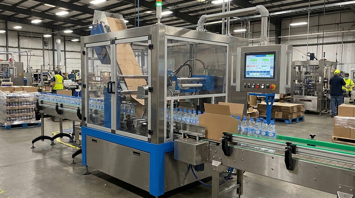 How Do You Integrate a Wrap Around Case Packer With a Palletizing System?